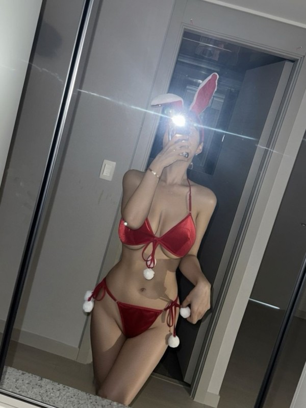 오늘 남친 사망날 산타 바니걸 비키니 언더붑 이미지 1